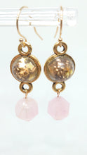 Afbeelding in Gallery-weergave laden, Rosequarts &amp; orgonite earrings
