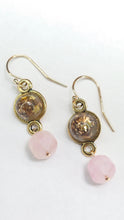 Afbeelding in Gallery-weergave laden, Rosequarts &amp; orgonite earrings
